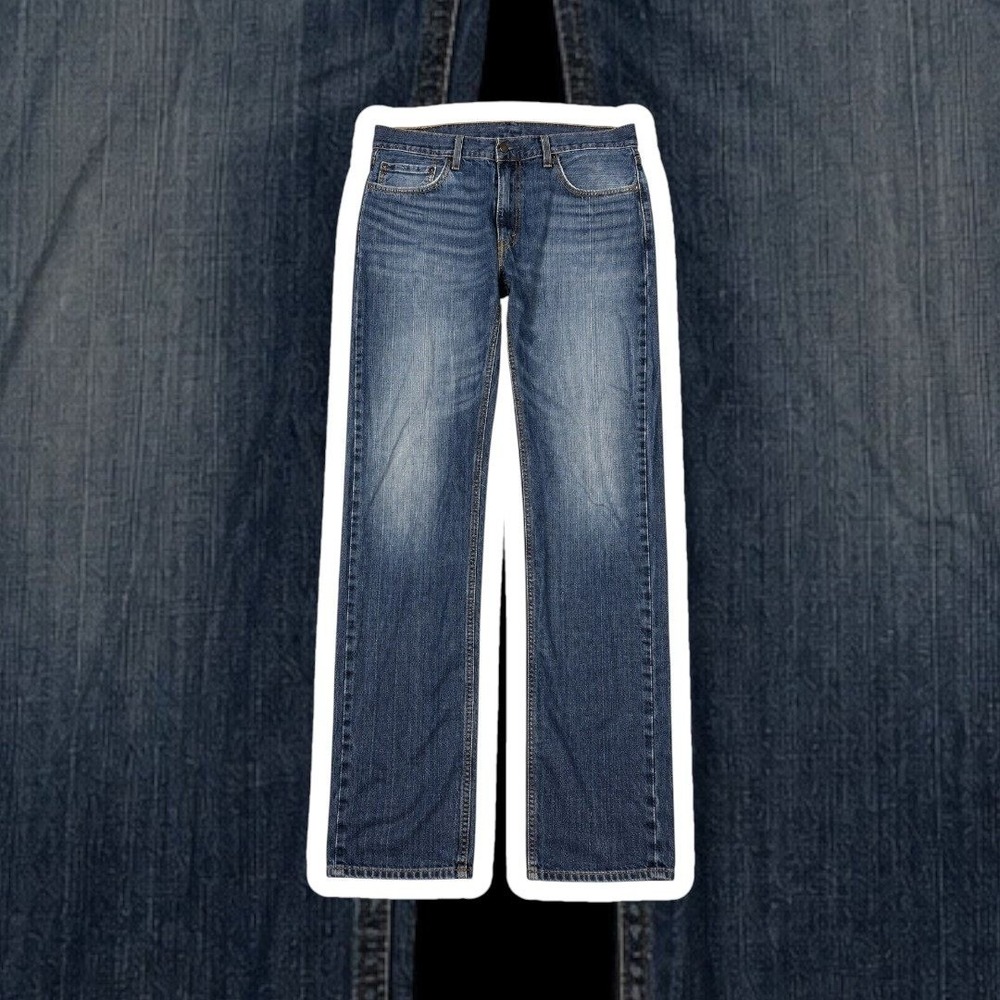 Levi's 559 Relaxed Straight Jeans 36x34 Blue Denim Mens Casual Pants (Fit 36x33)
